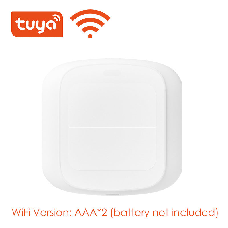 Tuya Smart WiFi/Zigbee 2-Button Wireless Scene Switch