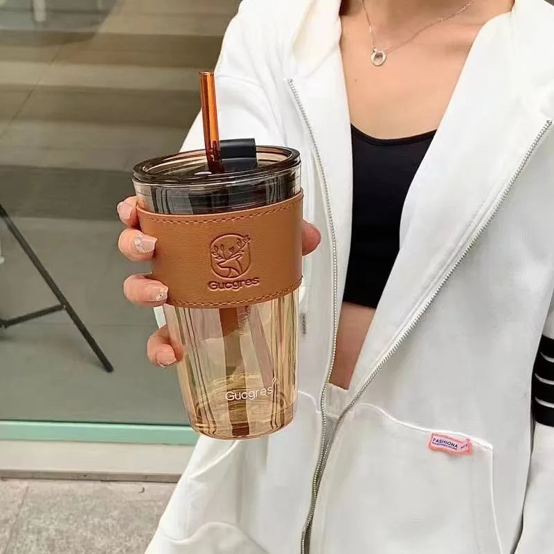Customizable Thick Glass Handle-Style Double-Walled Eco-Friendly Food Grade Durable Portable Modern Luxury Travel Coffee Sets