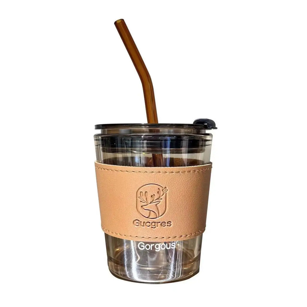 Customizable Thick Glass Handle-Style Double-Walled Eco-Friendly Food Grade Durable Portable Modern Luxury Travel Coffee Sets